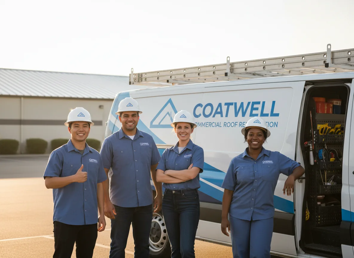 Commercial roof coating company in Ridge, NY